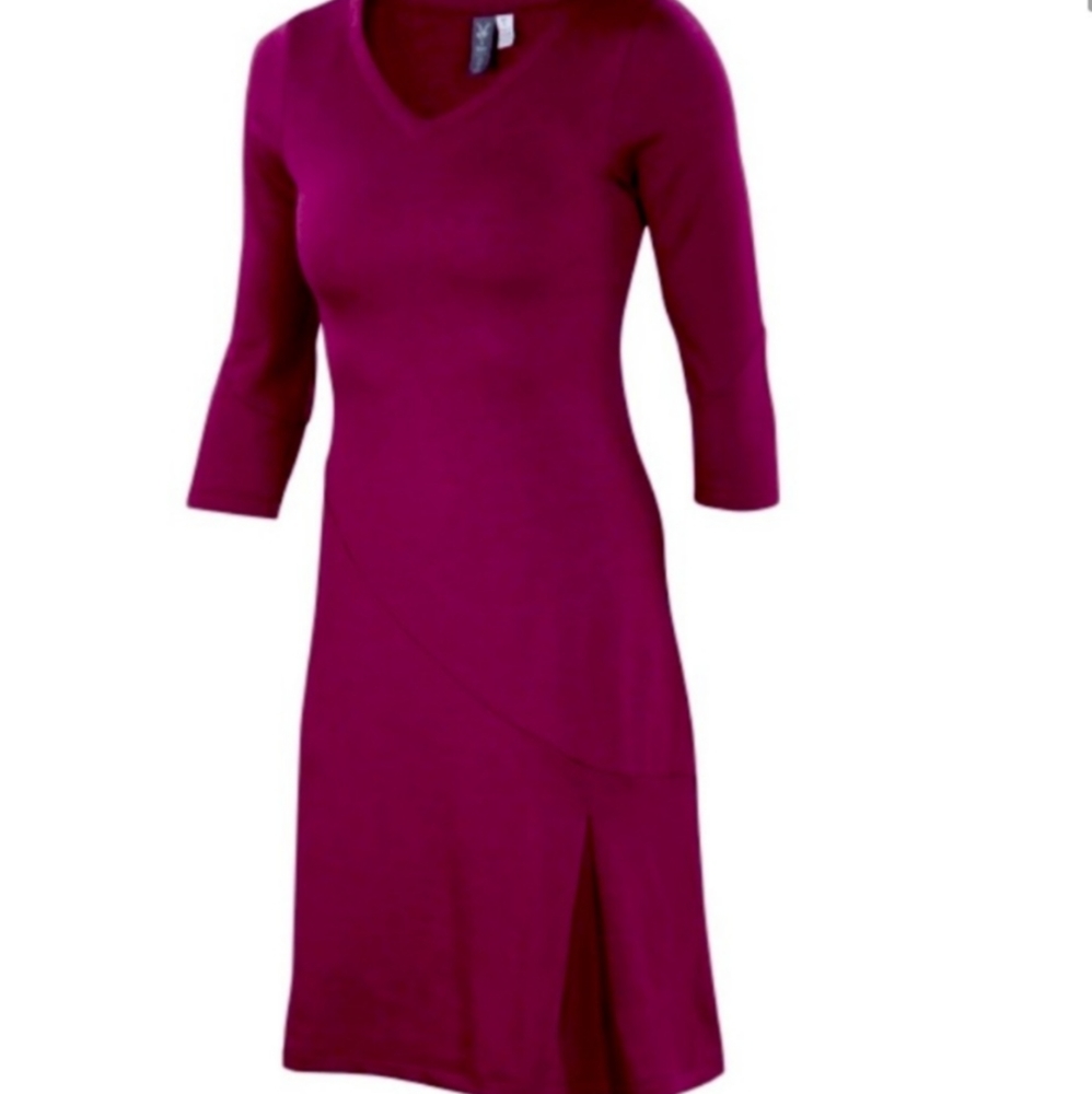 Ibex Teresa Wool French Terry Dress Large